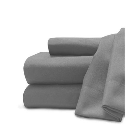 D2D TECHNOLOGIES Soft & Cozy Easy Care Deluxe Microfiber Sheet Sets; Silver Gray - King Size D221155